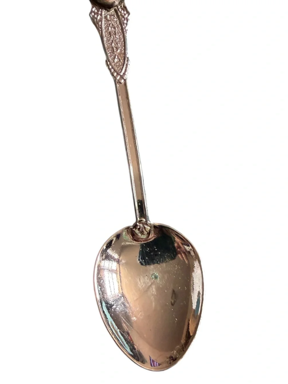 Vintage Silver Souvenir Spoons Set From Niagara Falls, Canada and Lake Placid